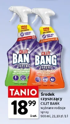Środek czyszczący spray Cillit Bang Zero Kamienia promocja w Intermarche