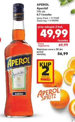Aperitif Aperol promocja w Kaufland