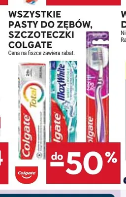 Pasta do zębów Colgate Total promocja w Stokrotka