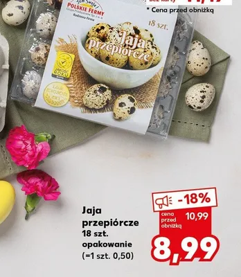 Jaja przepiórcze promocja w Kaufland