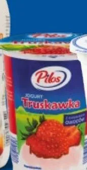 Jogurt Truskawka Pilos promocja w Lidl