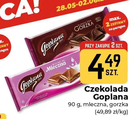 Czekolada Goplana promocja w Społem Częstochowa