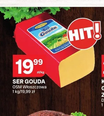 Ser Gouda OSM Włoszczowa promocja w Chorten