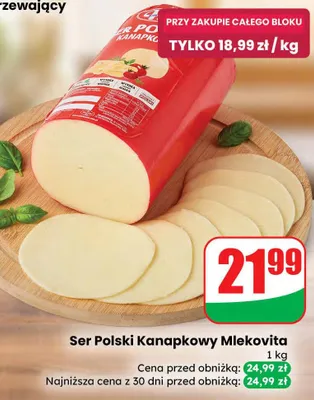 Ser Polski Kanapkowy promocja w Dino