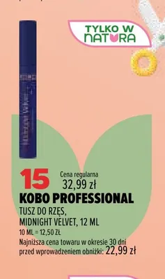Tusz do rzęs Midnight Velvet Kobo Professional promocja w Drogerie Natura
