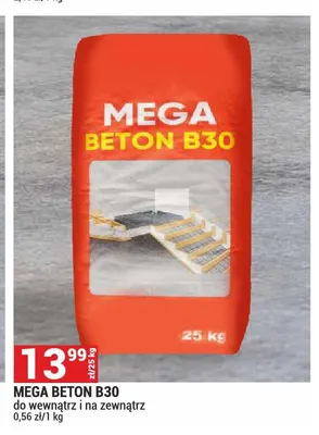 Beton B30 do wewnątrz i na zewnątrz Mega promocja w Merkury Market