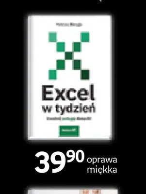 Książka Excel w tydzień promocja w Empik
