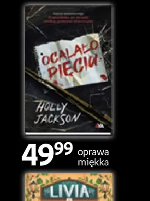 Książka Ocalało pięciu Holly Jackson promocja w Empik