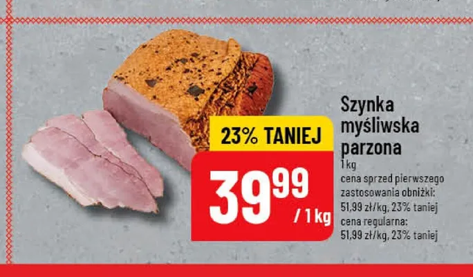 Szynka myśliwska parzona Pekpol promocja w POLOmarket