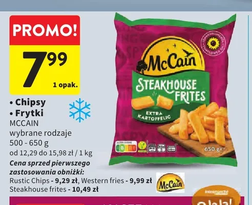 Chipsy Rustic Chips McCain promocja w Intermarche