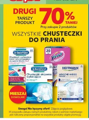Chusteczki wybielające Heitmann Wäsche-Weiss promocja w Kaufland