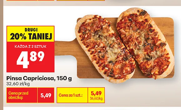 Pinsa Capriciosa promocja w Biedronka