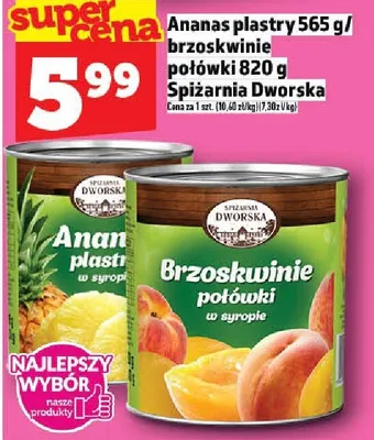 Ananas plastry Spiżarnia Dworska promocja w TOPAZ