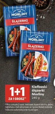 Kiełbaski ślązerki Morliny promocja w Delikatesy Centrum