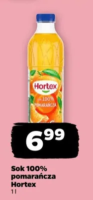 Sok 100% pomarańcza promocja w Netto