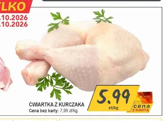 Ćwiartka z kurczaka promocja w Słoneczko
