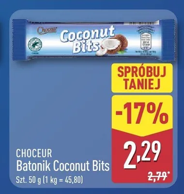 Batonik Coconut Bits promocja w Aldi