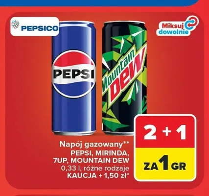 Napój gazowany Mirinda promocja w Carrefour