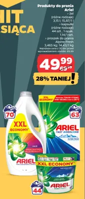 Kapsułki do prania Ariel promocja w Netto