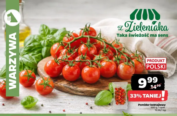 Pomidor koktajlowy polski promocja w Netto