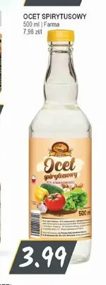 Ocet spirytusowy Farma promocja w Słoneczko