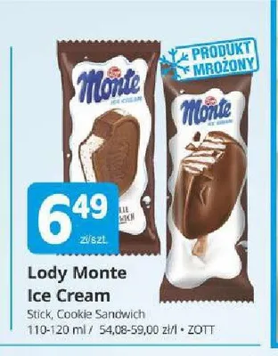 Lody Monte Ice Cream Stick promocja w Marketvita