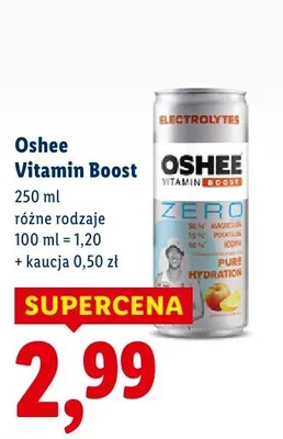 Napój Vitamin Boost Zero różne rodzaje promocja w Lidl