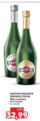 Wino musujące Martini Frizzante Dolce promocja w Kaufland