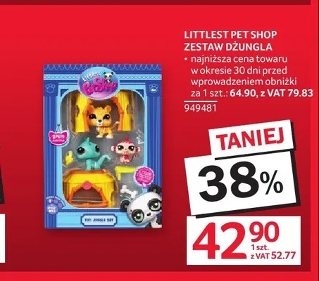 Littlest Pet Shop zestaw dżungla promocja w Selgros