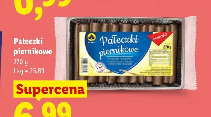 Pałeczki piernikowe promocja w Lidl
