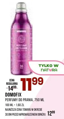 Perfumy do prania Domofix promocja w Drogerie Natura
