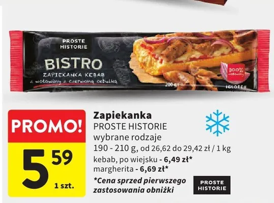 Zapiekanka kebab wybrane rodzaje promocja w Intermarche