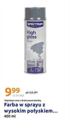 Farba w sprayu z wysokim połyskiem promocja w Action