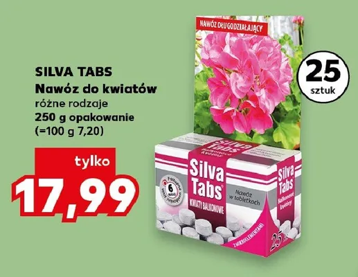 Nawóz do kwiatów Silva Tabs promocja w Kaufland