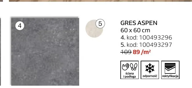 Gres Aspen 60x60 cm kod promocja w Komfort