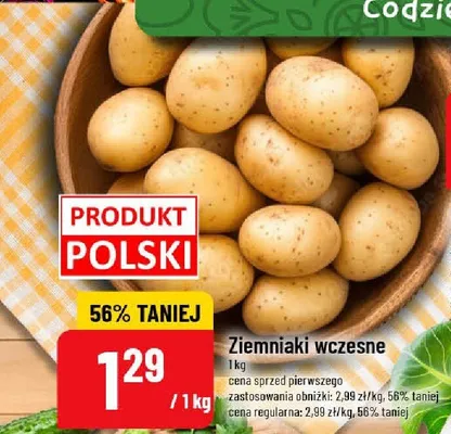 Ziemniaki wczesne polskie promocja w POLOmarket