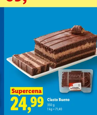 Ciasto Bueno promocja w Lidl