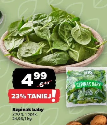 Szpinak baby promocja w Netto