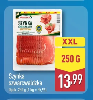 Szynka szwarcwaldzka Abraham promocja w Aldi