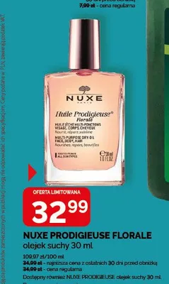 Olejek suchy NUXE PRODIGIEUSE promocja w Ziko Dermo