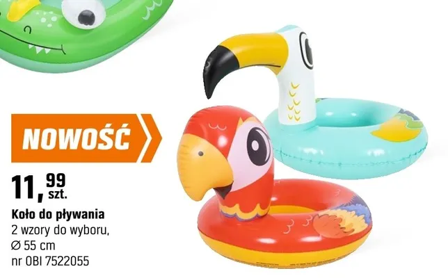 Koło do pływania promocja w OBI