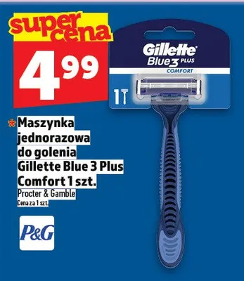 Maszynka jednorazowa do golenia Gillette Blue 3 Plus Comfort promocja w TOPAZ