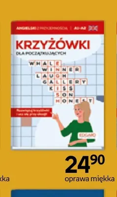 Książka Angielski Krzyżówki dla początkujących Edgard promocja w Empik