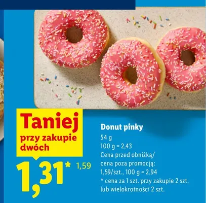 Donut pinky promocja w Lidl