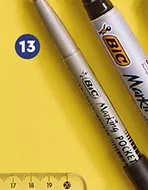Marker permanentny z cienką końcówką BIC Marking Pocket promocja w Biedronka