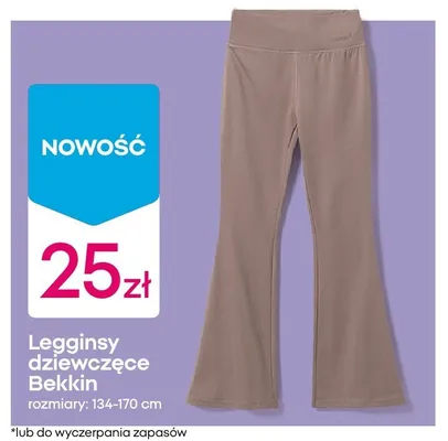 Legginsy dziewczęce Bekkin promocja w Pepco