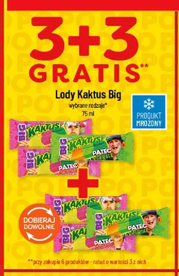 Lody Kaktus Big promocja w POLOmarket