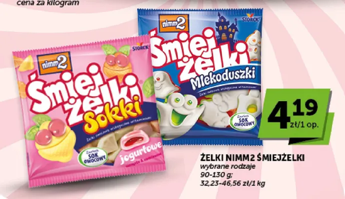 Żelki nimm2 Śmiejżelki Mlekoduszki promocja w ABC