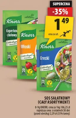 Sos sałatkowy (cały asortyment) promocja w Arhelan