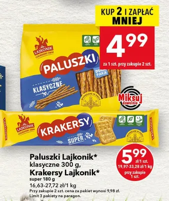 Krakersy super promocja w LEWIATAN